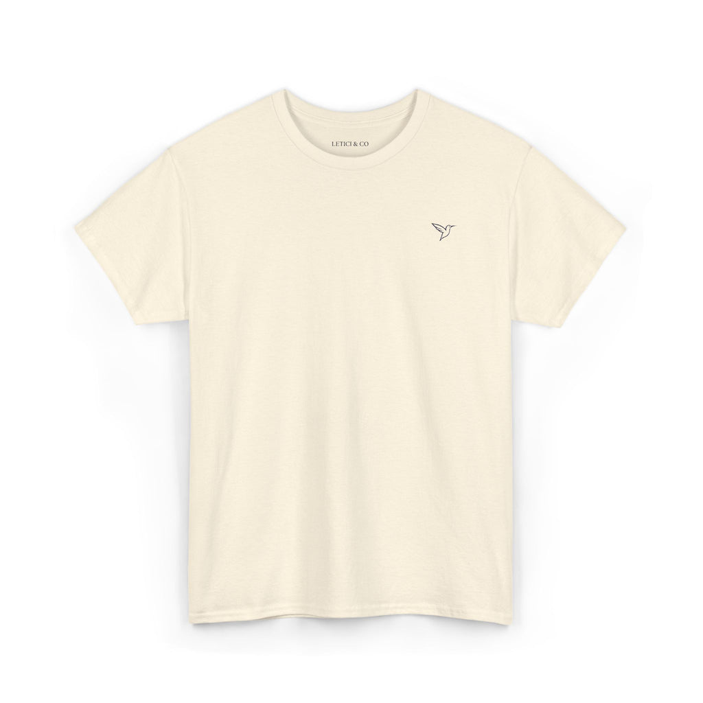 LETICI & CO— Signature T-Shirt (White & Sand)