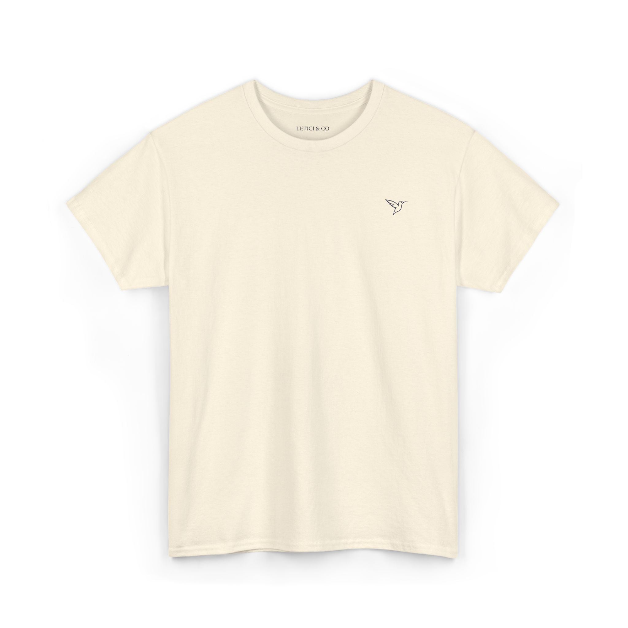 LETICI & CO— Signature T-Shirt (White & Sand)