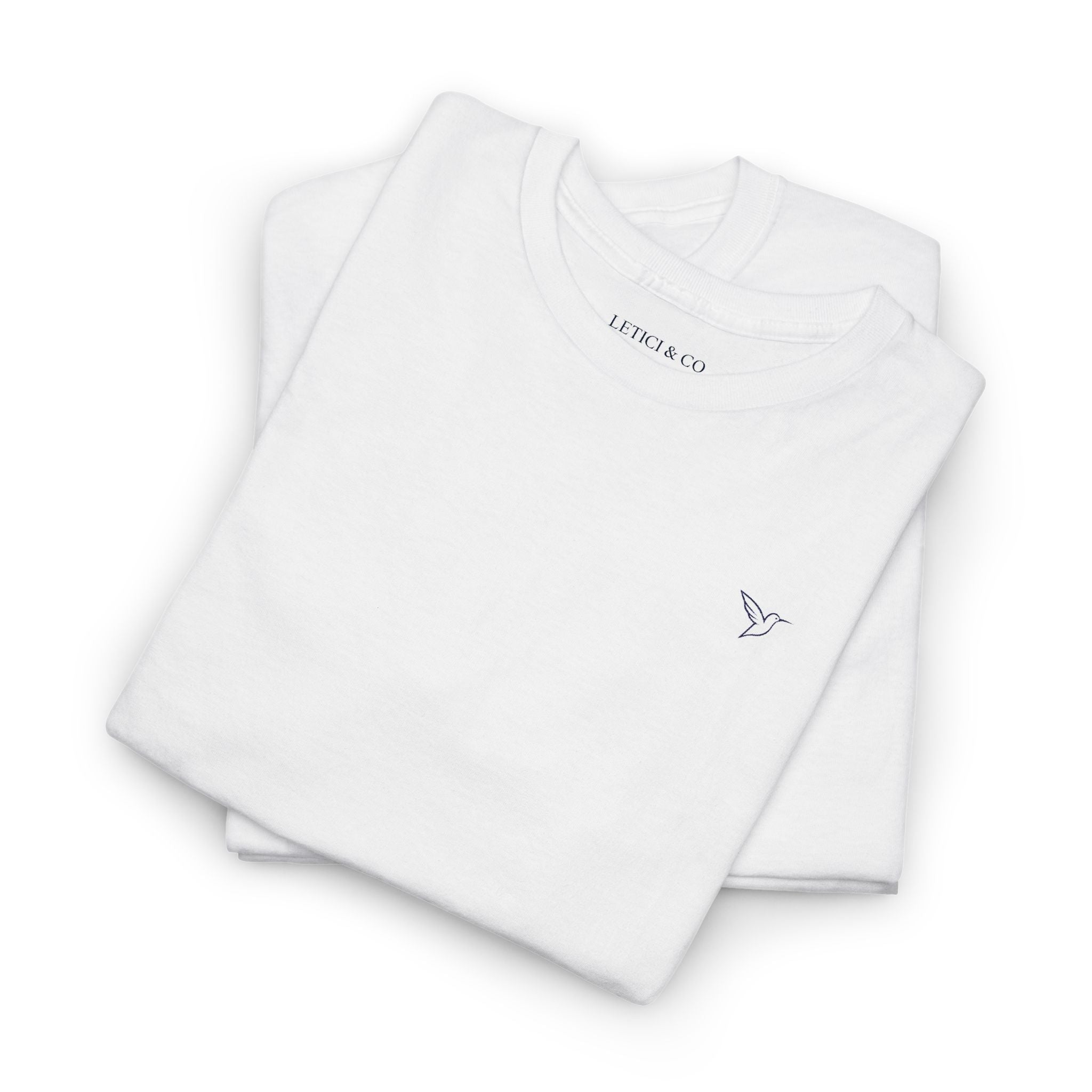 LETICI & CO— Signature T-Shirt (White & Sand)