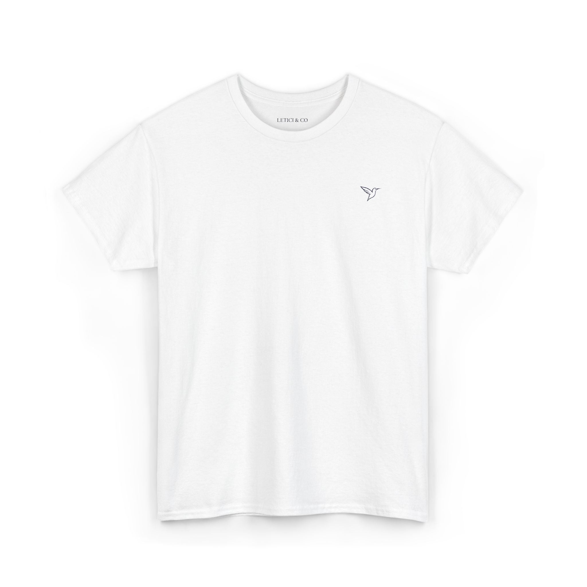 LETICI & CO— Signature T-Shirt (White & Sand)