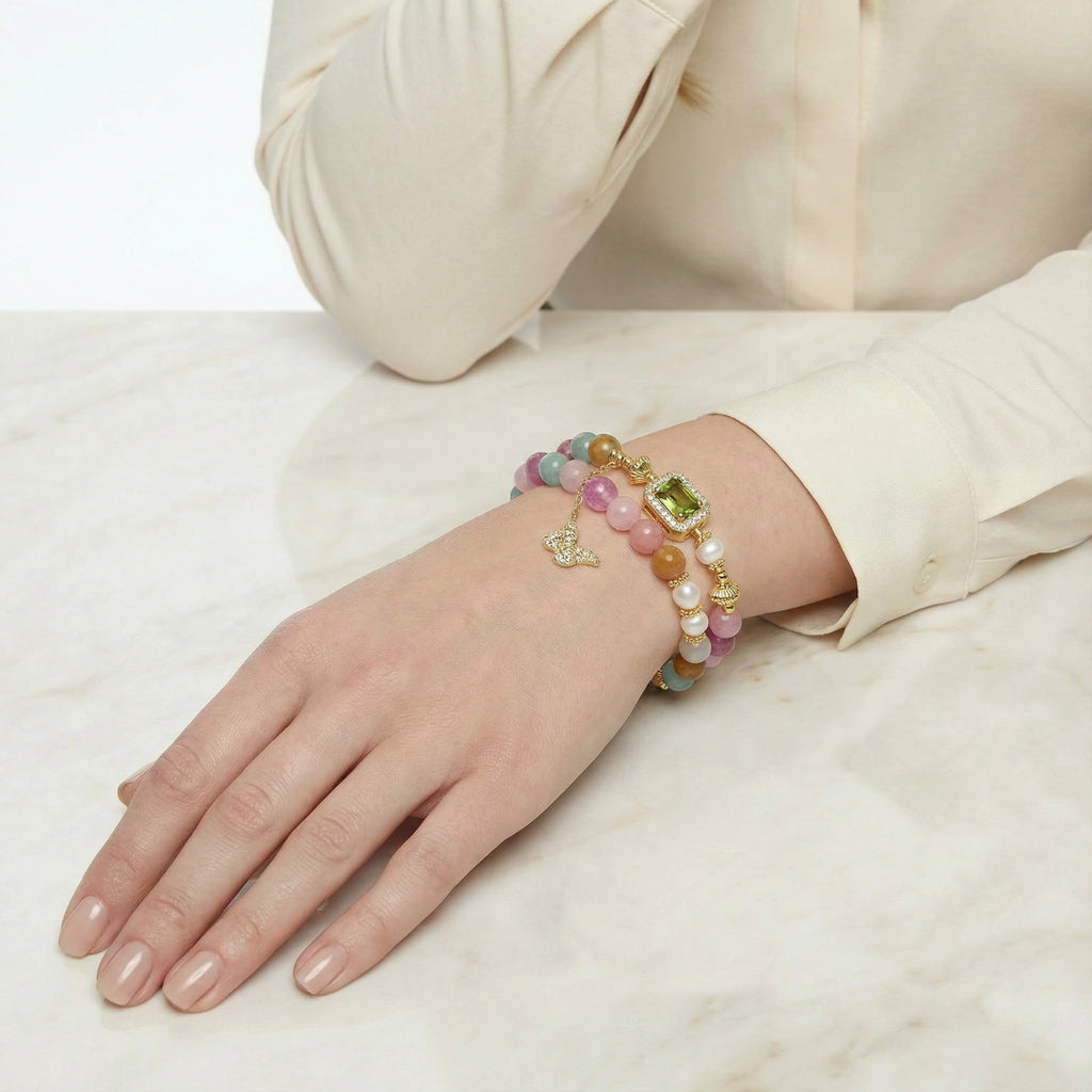 Rainbow Flutter Bracelet by LETICI & CO