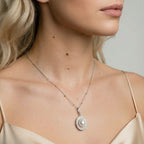 Pearl Halo Necklace by LETICI & CO