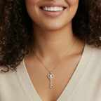 Secret Heart Key Necklace by LETICI & CO