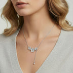 Silver Bloom Lariat by LETICI & CO
