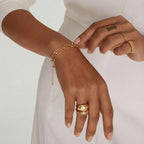 Golden Orbit Bracelet by LETICI & CO