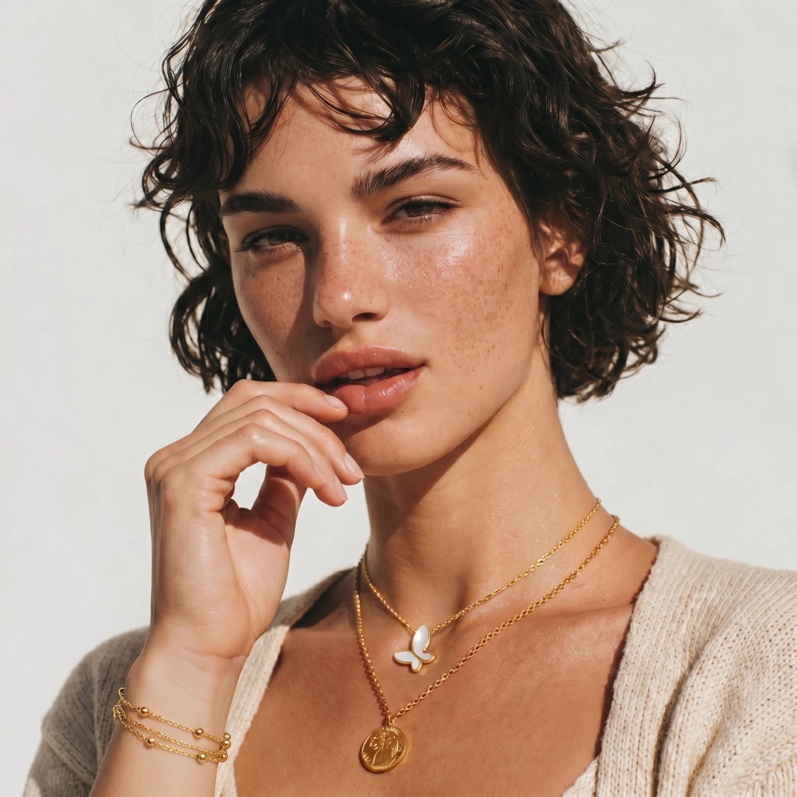 Golden Orbit Bracelet by LETICI & CO