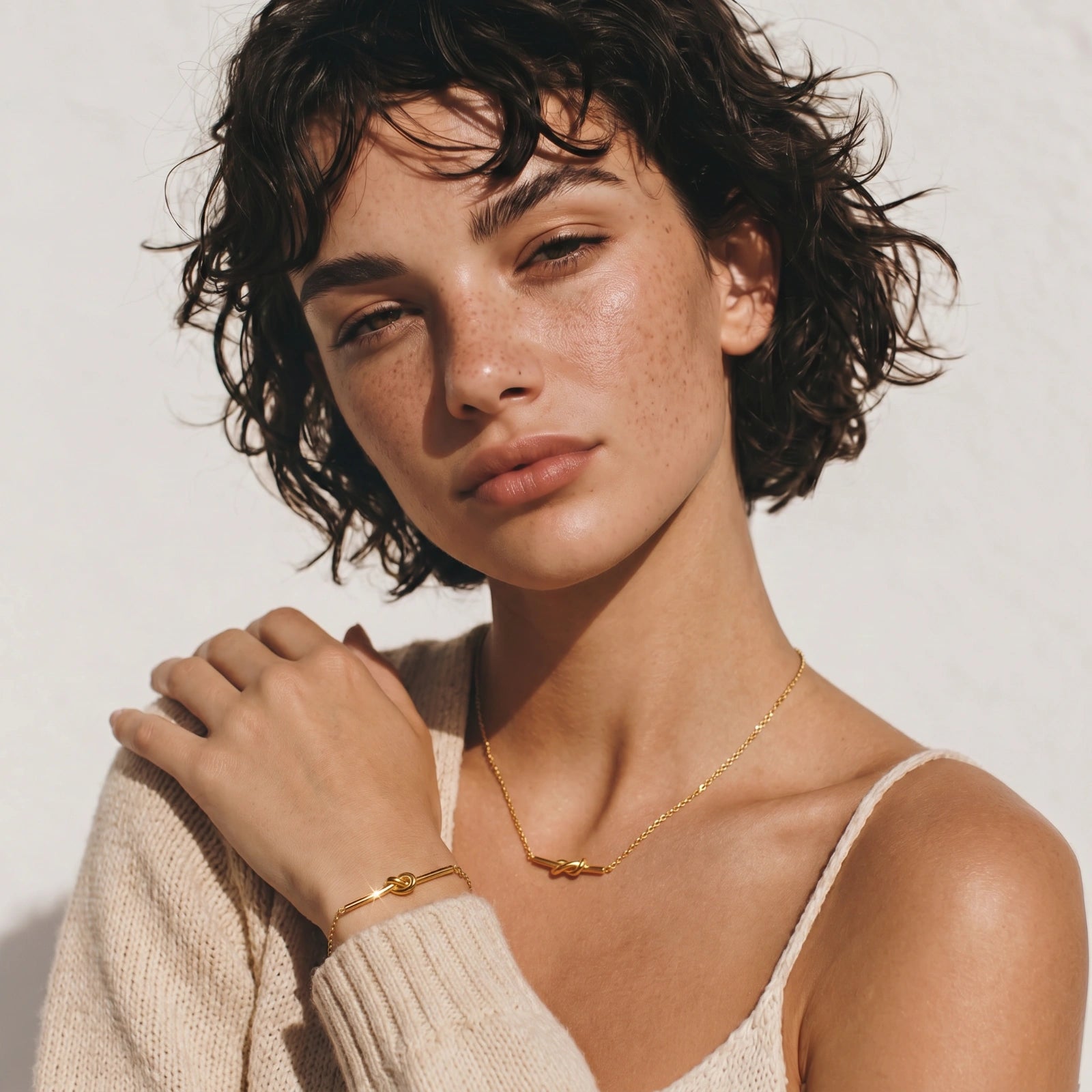 Twisted Knot Bar Bracelet by LETICI & CO