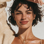 Divine Radiance Cross Necklace by LETICI & CO