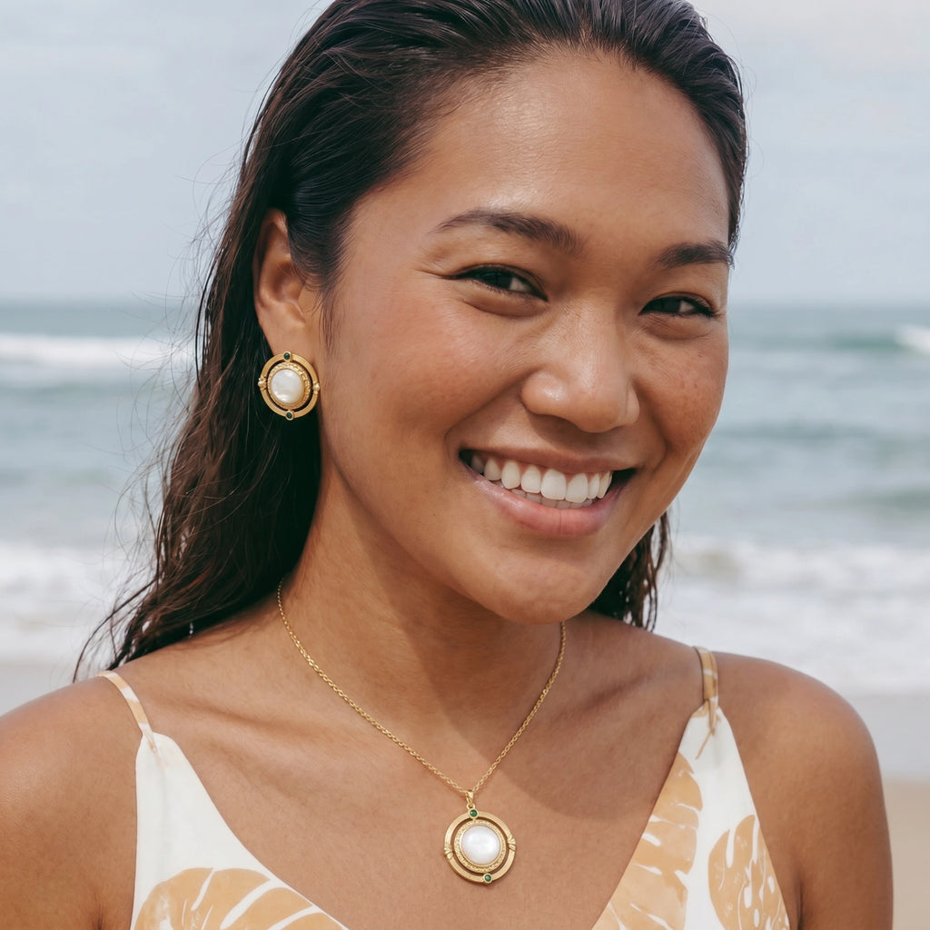 Cosmic Pearl Pendant by LETICI & CO