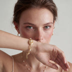 Baroque Pearl Bloom Bracelet by LETICI & CO