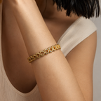 Linked Hearts Bangle by LETICI & CO