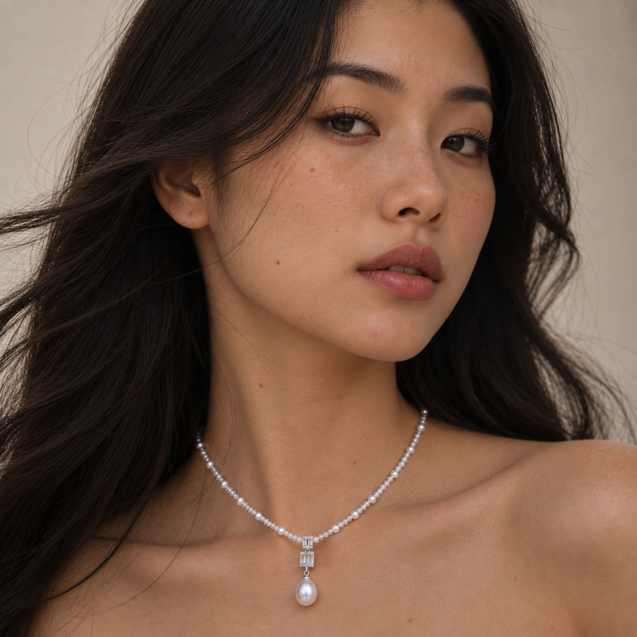 Lavender Dreams Pearl Necklace by LETICI & CO