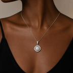 Halo Pearl Statement Necklace by LETICI & CO