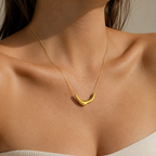 Curve Statement Necklace by LETICI & CO