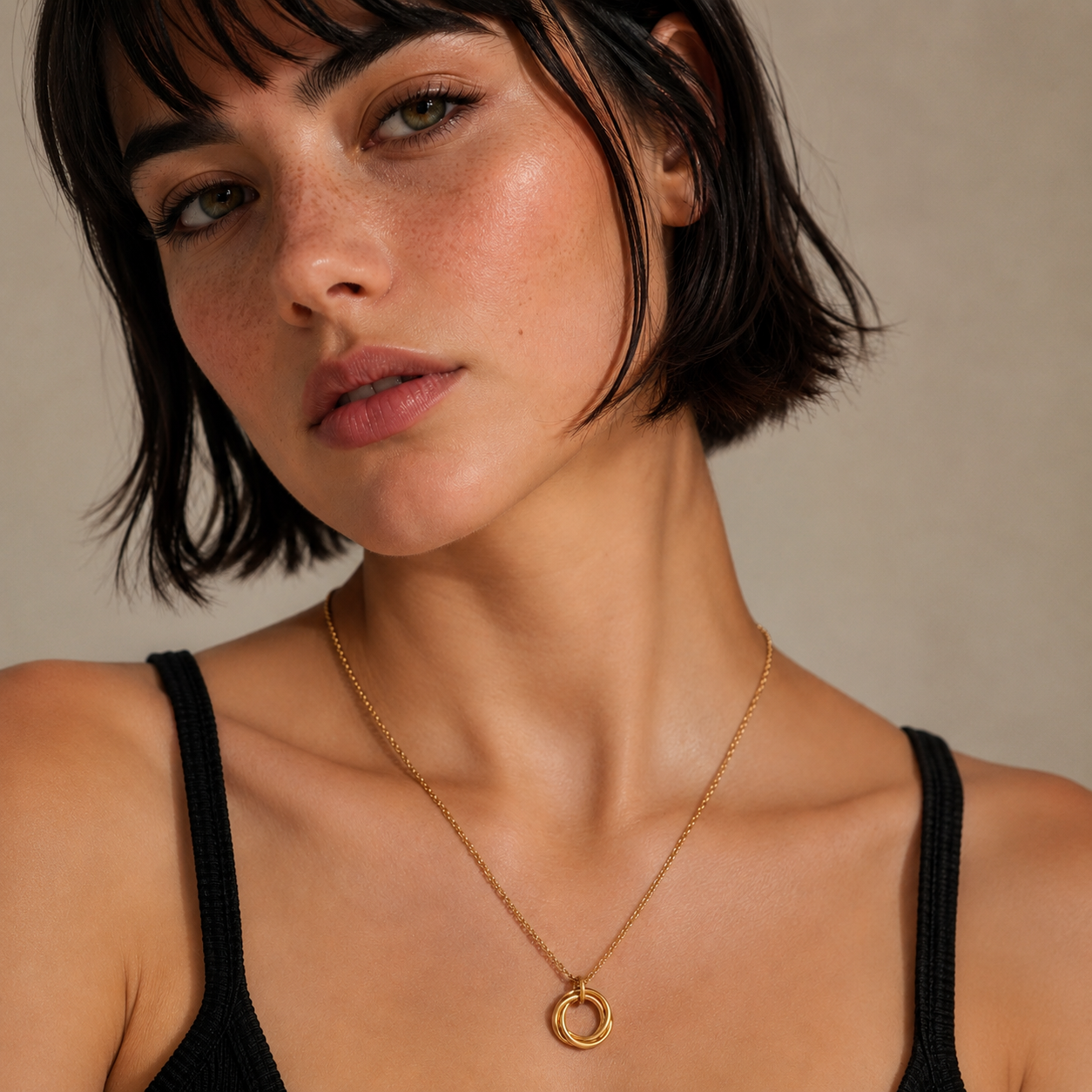 Twisted Harmony Necklace by LETICI & CO