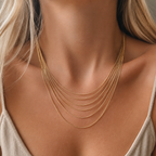 Golden Hour Layers Necklace by LETICI & CO