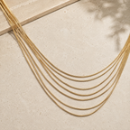 Golden Hour Layers Necklace by LETICI & CO