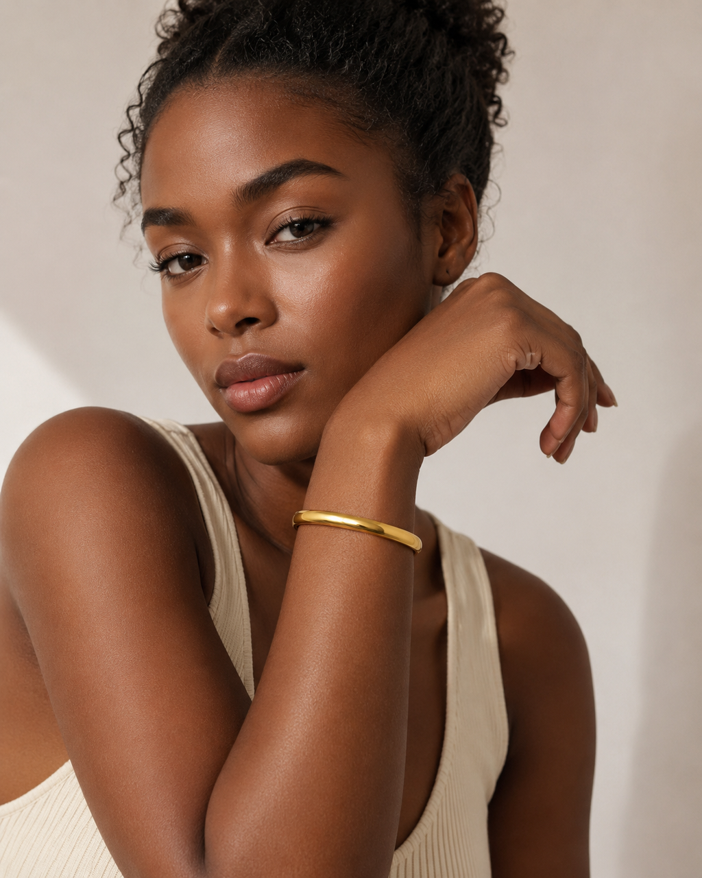 Bold Hinge Bangle by LETICI & CO