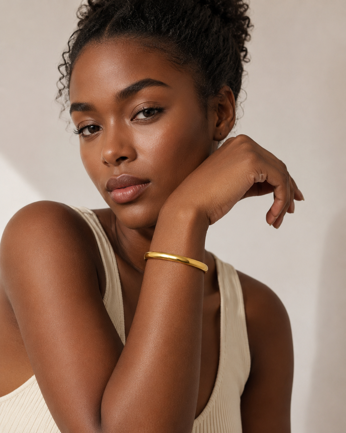 Bold Hinge Bangle by LETICI & CO