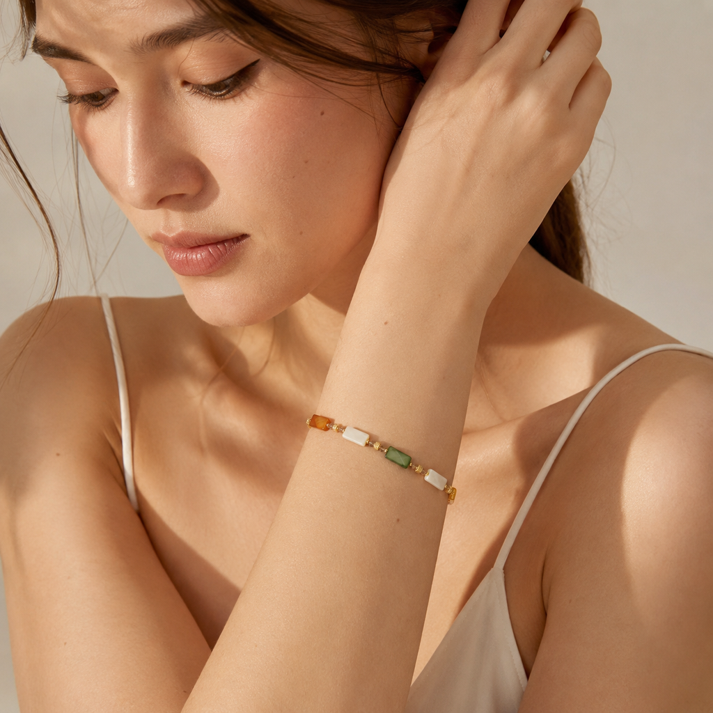 Sunset Shell Bracelet by LETICI & CO